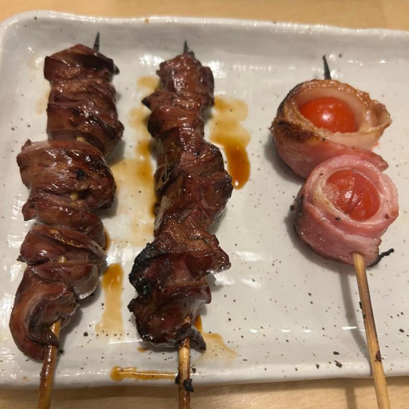 レバ タレ トマトベーコン(いちまる)