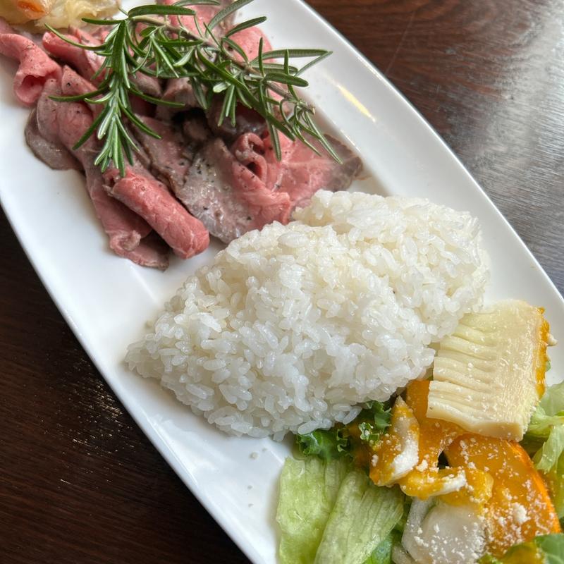 ローストビーフプレート(ボタニカルカフェ オールドヒッコリー)