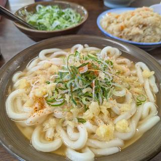 素うどん かしわ飯