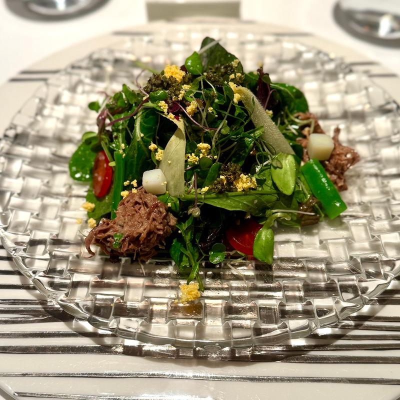 ランチコース　手ほぐしビーフサラダ(Steak Dining Vitis)