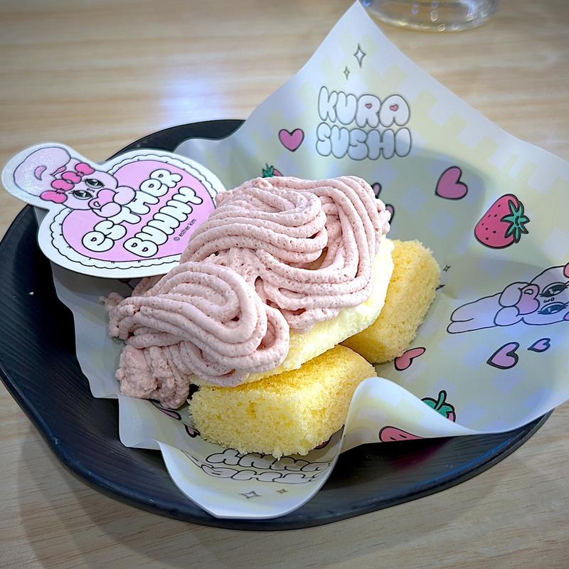 エスターバニーのいちごモンブラン(無添くら寿司 あすと長町店 )