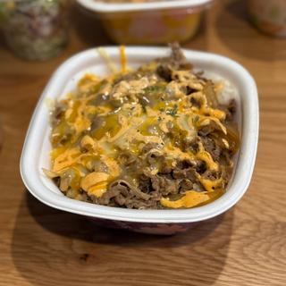 明太マヨチーズ牛丼 大盛(すき家 155号常滑大鳥店)