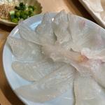 カワハギの刺身(月乃家 寿司)