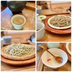 生粉打ち蕎麦と玄挽きおかわり蕎麦