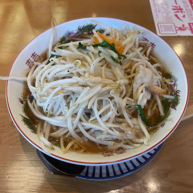 肉野菜炒めマシマシラーメン(てんぐ大ホール 鶴ヶ島若葉店)