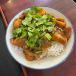 海老ワンタン麺と魯肉飯(台湾料理 圓山 上野店)