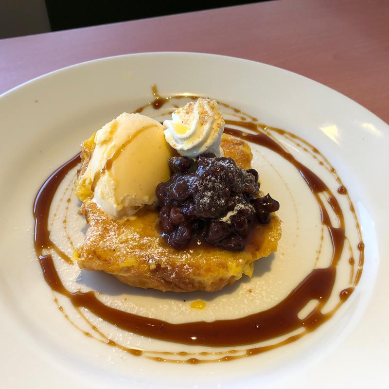 あずきバターのフレンチトースト(デニーズ三郷店)