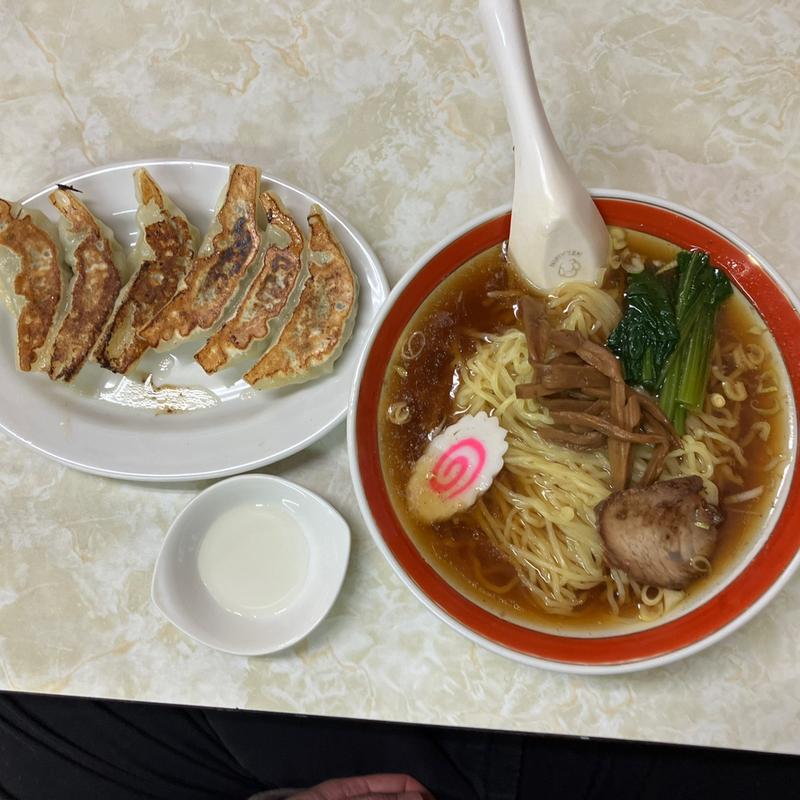 ラーメン+餃子(来々軒)