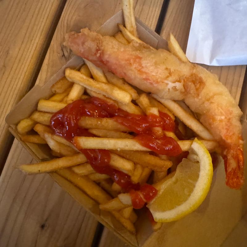 エビ&チップス(オーストラリアパビリオン)