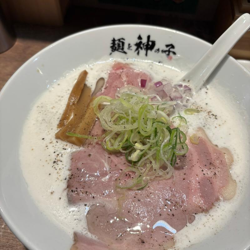 鶏塩泡白湯(麺と神の子)