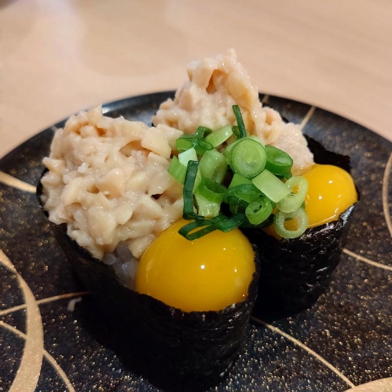 うずら納豆軍艦(花いちもんめ 稚内本店)