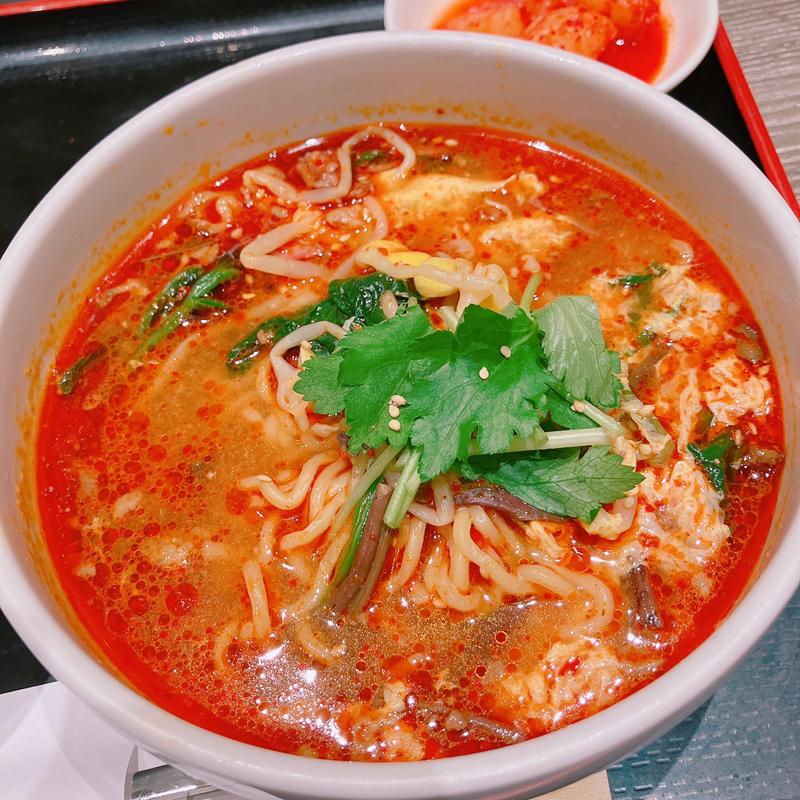 ユッケジャンラーメン(焼肉名菜 福寿 グランエミオ所沢店)