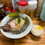 黒バラ海苔ラーメン　半ライス(ラーメンショップ椿 上彦川戸店)