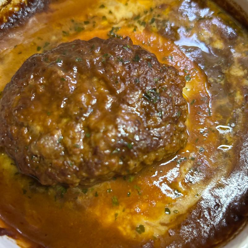 デミグラスソースのビーフハンバーグドリア(セブン-イレブン さっぽろ創世スクエア店)