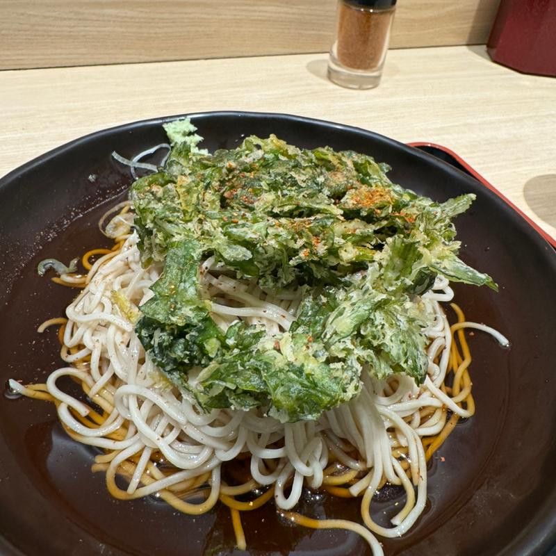 春菊そば(吉そば 代々木店)