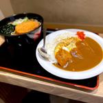 背徳MAXセット(かつ丼カレー with コロッケそば)(名代 箱根そば 狛江店)