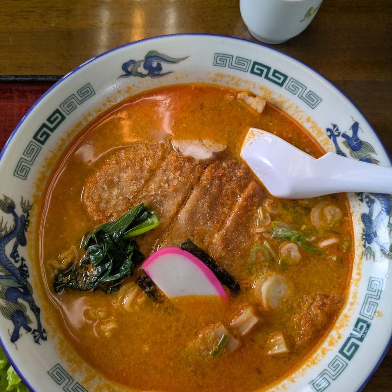 ぴりからトンカツらーめん(寿楽 )