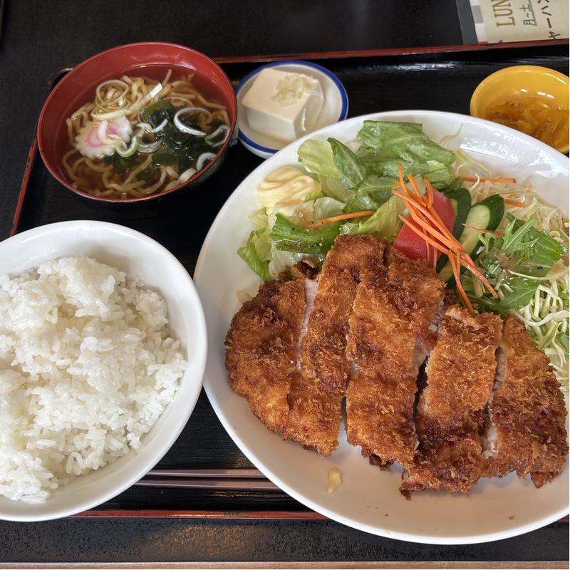 とんかつセット(あやめ本店)