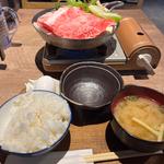 【並】すき焼き定食（大）(大衆すき焼き 北斗 四条烏丸店)