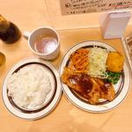 ポークジンジャー＆かにクリームコロッケ(グリル百舌)