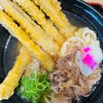 肉ごぼう天うどん(資さんうどん 八千代店)