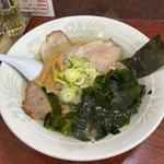 塩チャーシューメン ワカメ(ら～めん海風)