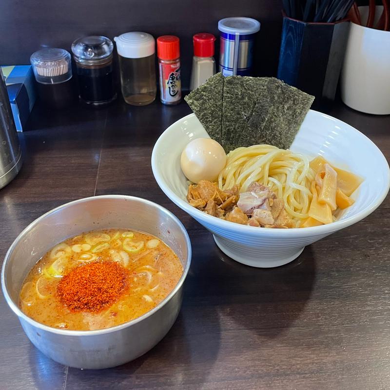 激辛つけ麺全部のせ(プルプル55 （プルプルゴーゴー）)