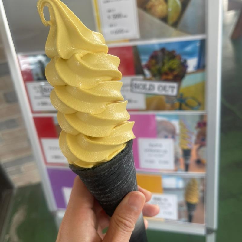 野國いもソフトクリーム(スカイラウンジ)