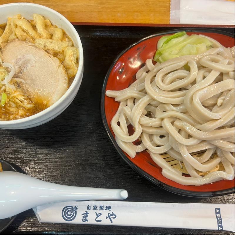 肉汁辛味噌うどん(自家製麺まとや)