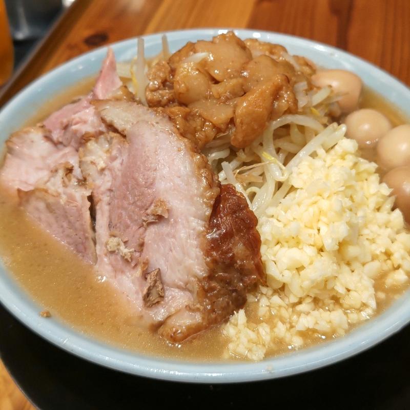 ラーメン 厚豚1枚＋漬けうずら(俺の生きる道 関内マリナード地下街店)