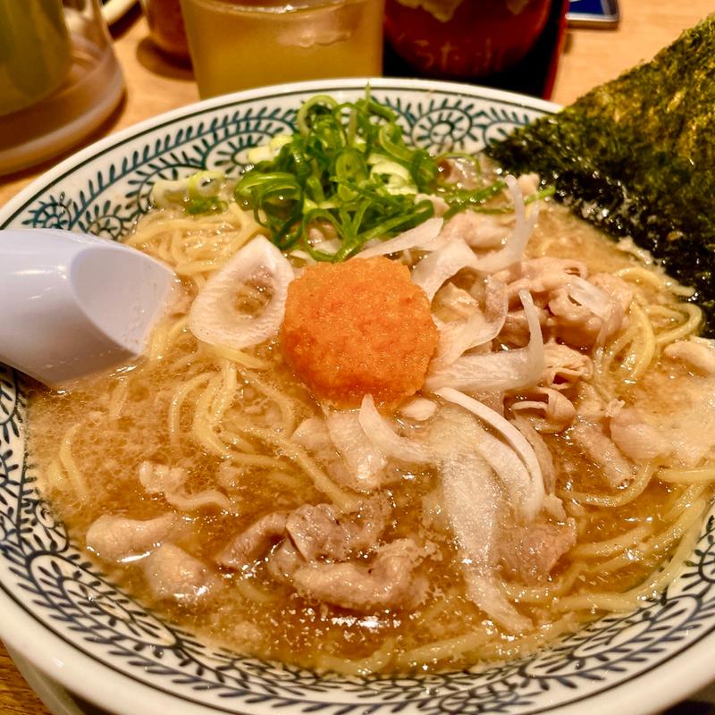 熟成醤油ラーメン 肉そば 682円(丸源ラーメン 高槻唐崎店)