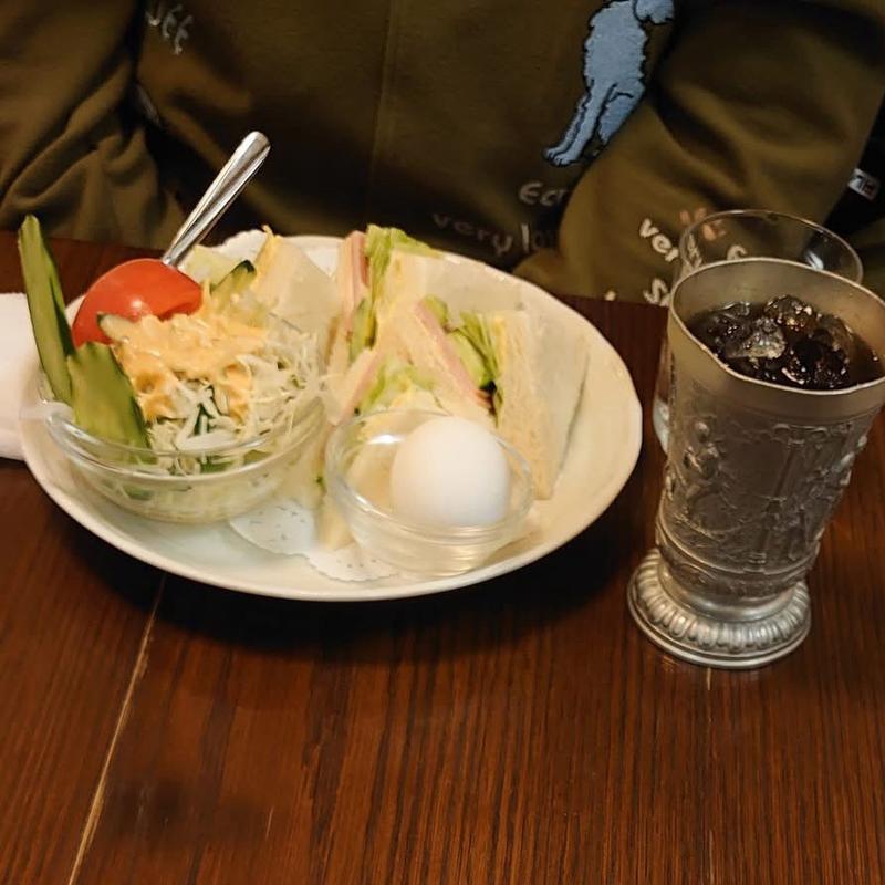 サラダ付き サンドイッチセット(喫茶サンチョ)