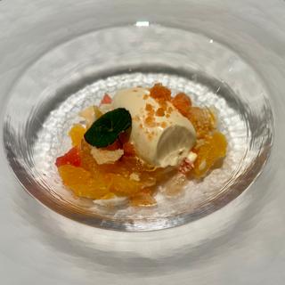 ランチコース　6種の柑橘とピーナッツ(Steak Dining Vitis)