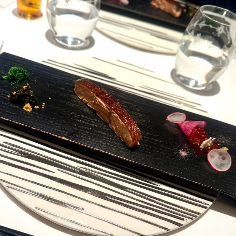 ランチコース　幻のスモークサーモン(Steak Dining Vitis)