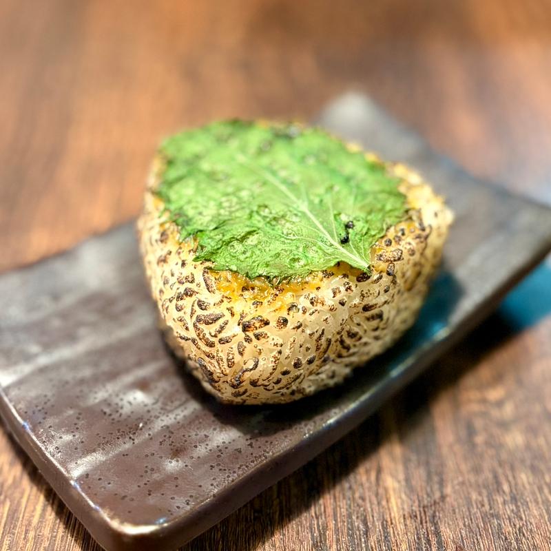 青唐辛子味噌焼きおにぎり(鶏鬨 勝どき店)