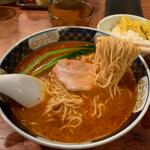 担々麺中辛麺カタ