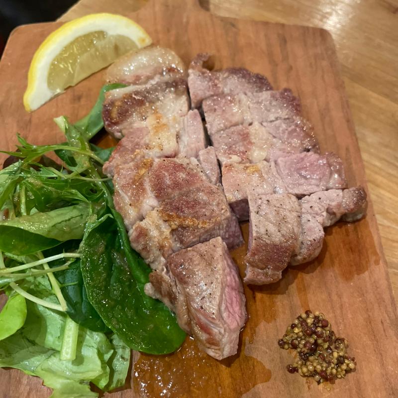 豚ロースステーキ(開放弦)