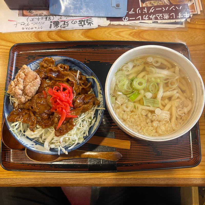 辛味噌豚丼(武州うどんあかね&みどりダイニング)