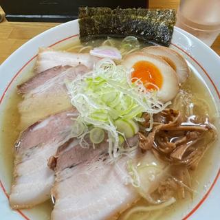 らぁめん　玉子　肉増　並