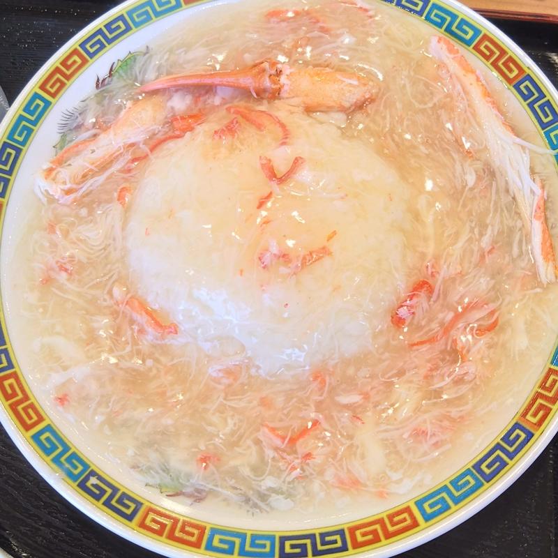 蟹あんかけごはん(稚内副港市場 てっぺん食堂)
