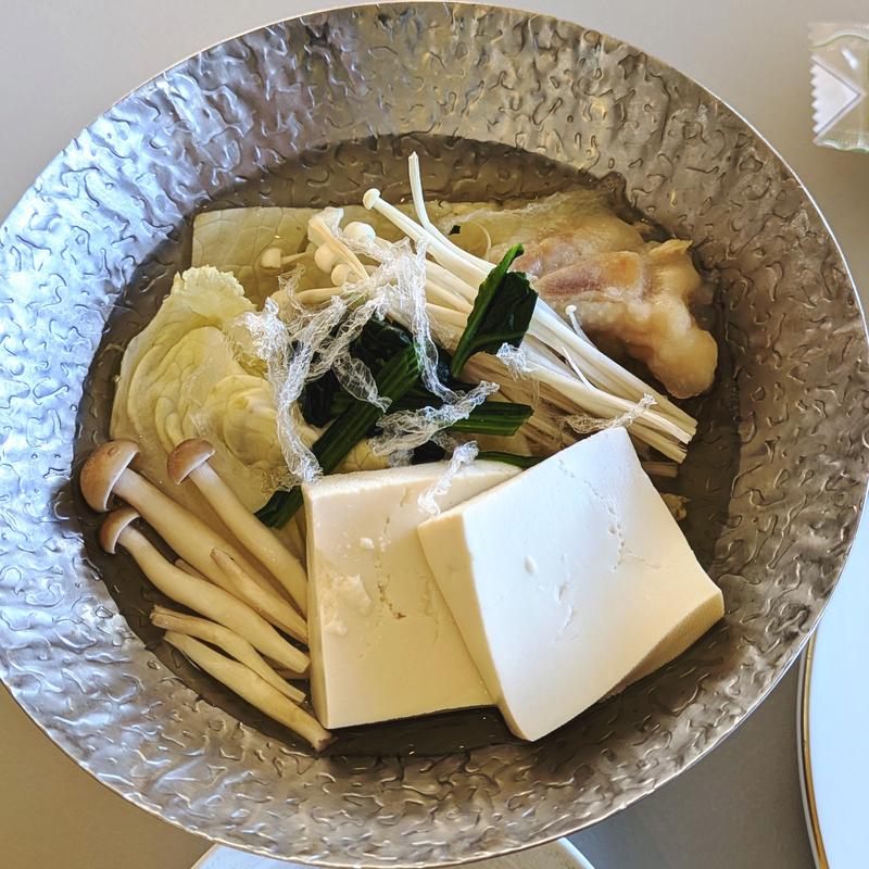 湯豆腐(ブリジストン奥多摩園)