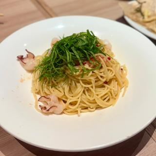 北海道産タコとたらこと大葉のペペロンチーノ(北海道イタリアン ミアボッカ エキアプレミエ和光店)