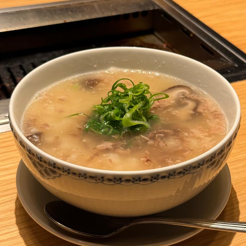 塩テールクッパ(TANAKA YAKINIKU RESTAURANTE)