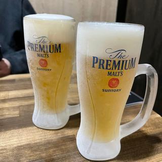 プレミアムモルツ(海鮮と浜焼き ネオ大衆個室酒場 キラクニ。 金山駅本店)