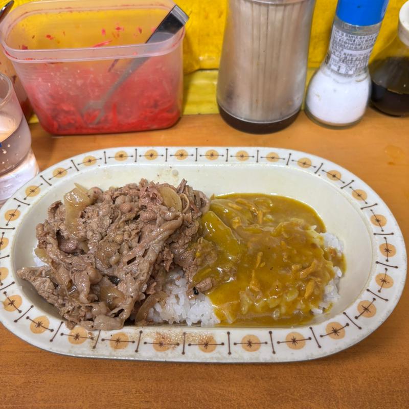 牛丼カレー(甘口)(牛八 大井町本店)