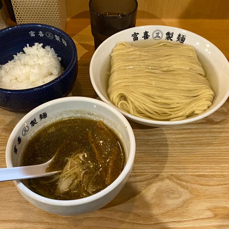 鰹昆布水のどごし生麺 温スープ(富喜製麺研究所 大阪 深井店)