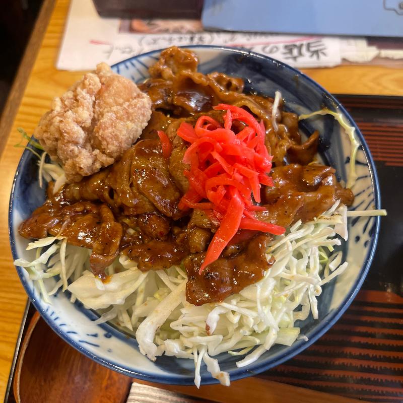 辛味噌豚丼(武州うどんあかね&みどりダイニング)