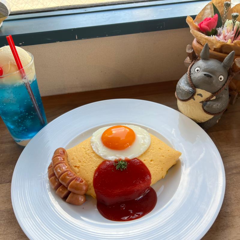 オムライス全部のせ(オムの細道)