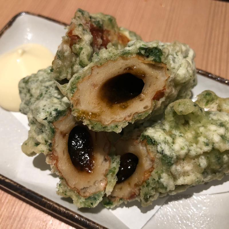 ちくわの磯部揚げ(博多ちょうすけ 中目黒店)