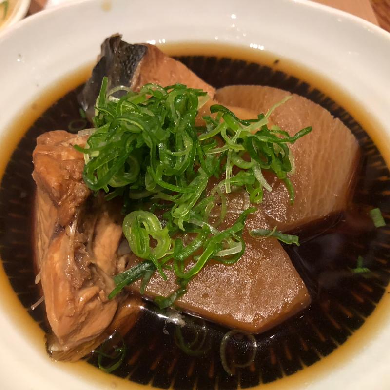 季節限定メニュー、ブリ大根(博多ちょうすけ 中目黒店)